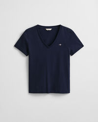 Shield-t‑paita, jossa v-pääntie