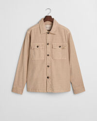 Regular fit ‑mitoitettu pusakka puuvilla-pellavaa