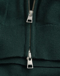 Vetoketjullinen Casual-puuvillaneuletakki