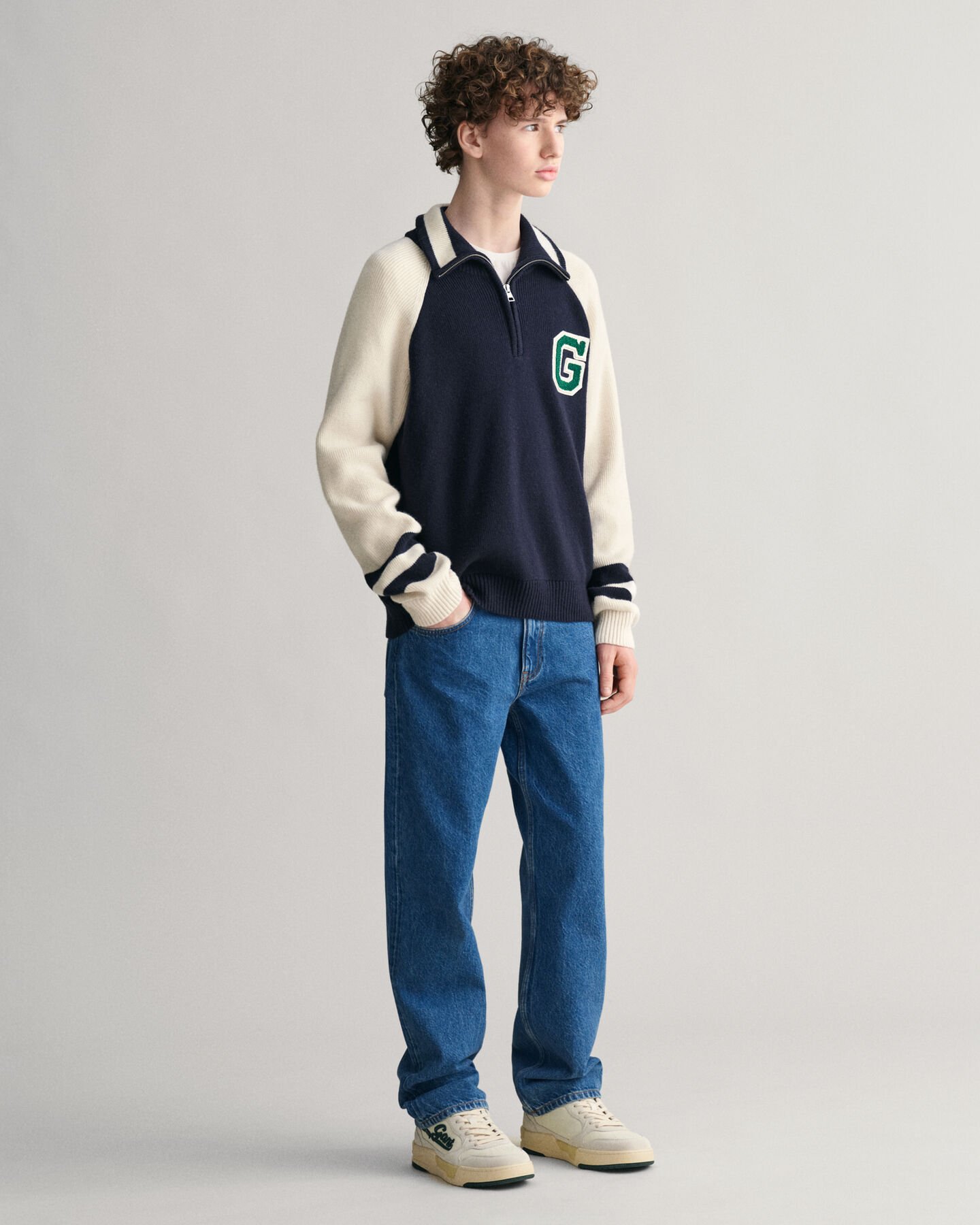 Teens-malliston GANT Varsity ‑neulepusero