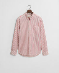 Relaxed fit ‑mitoitettu kohopintainen raitapaita