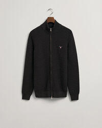 Vetoketjullinen Texture-puuvillaneuletakki