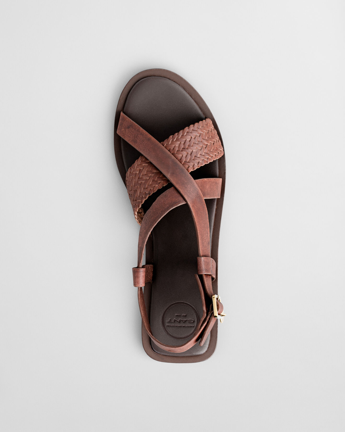 Punotut Sunlaz-nahkasandaalit