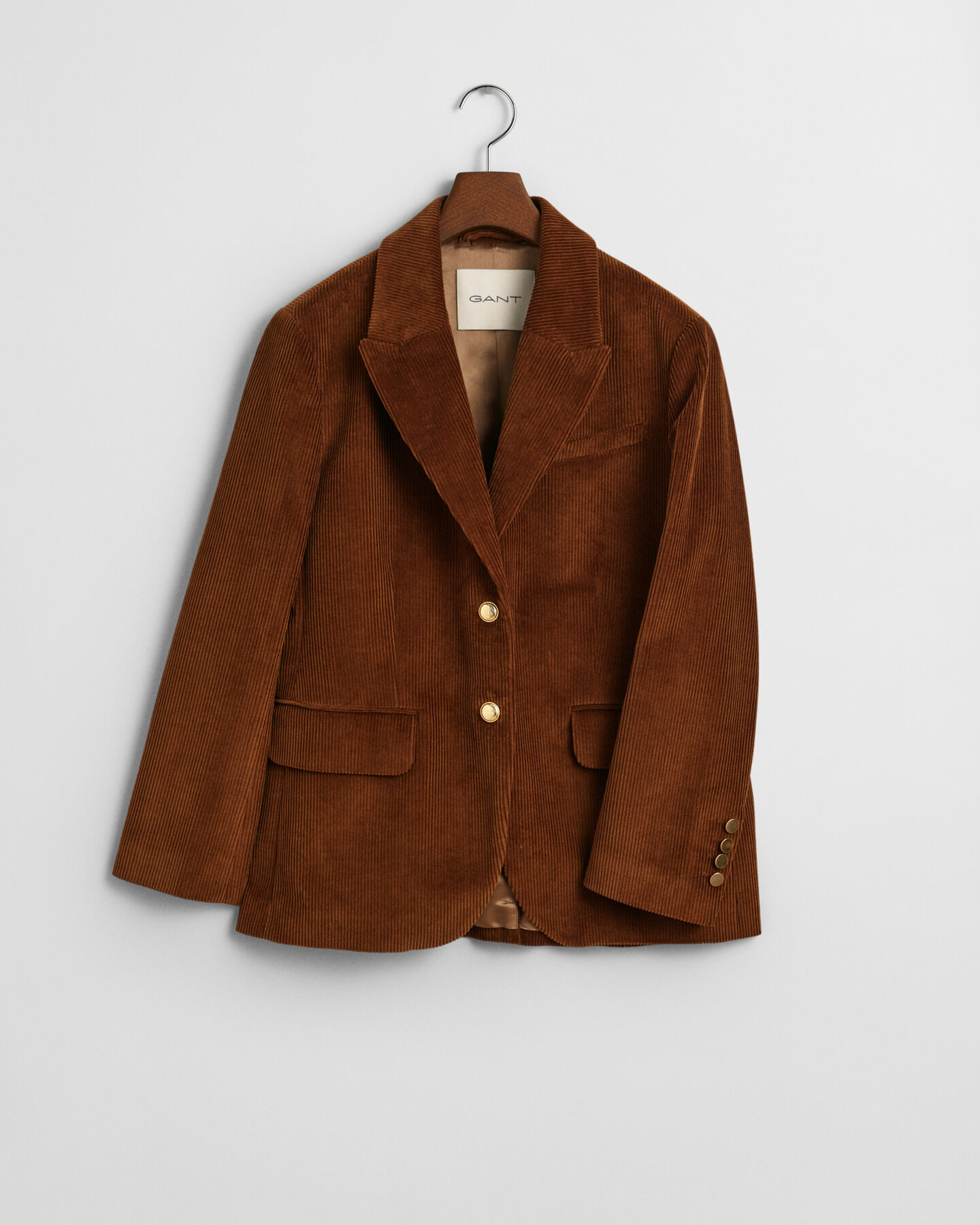 Regular fit ‑mitoitettu vakosamettibleiseri