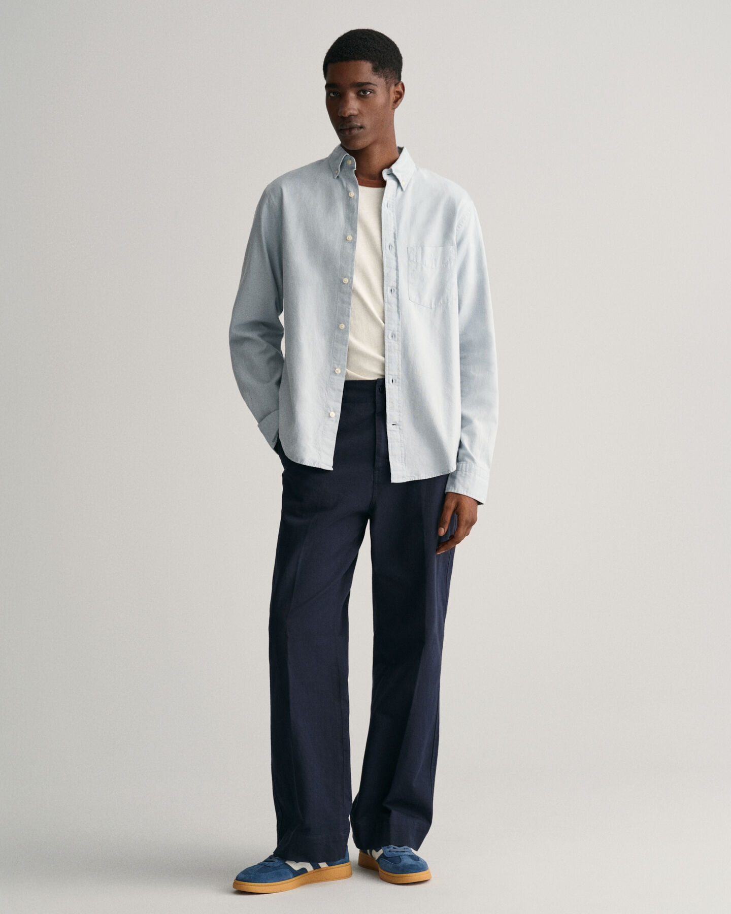 Regular fit ‑mitoitettu Archive-oxford-paita