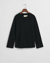 Ka&scaron;mirvillainen neulepusero, py&ouml;re&auml; p&auml;&auml;ntie