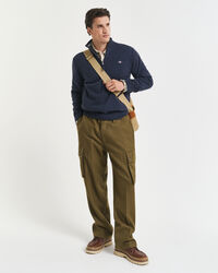 Ohut lampaanvillaneule, vetoketjukaulus