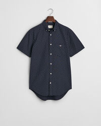 Regular fit ‑mitoitettu lyhythihainen pikkukuviollinen paita