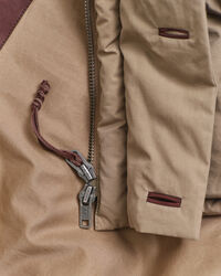 Puuvillainen hanhenuntuvaparka