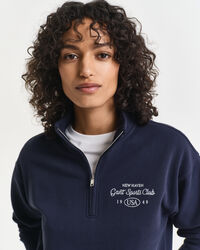 Graphic‑collegepaita, vetoketjukaulus