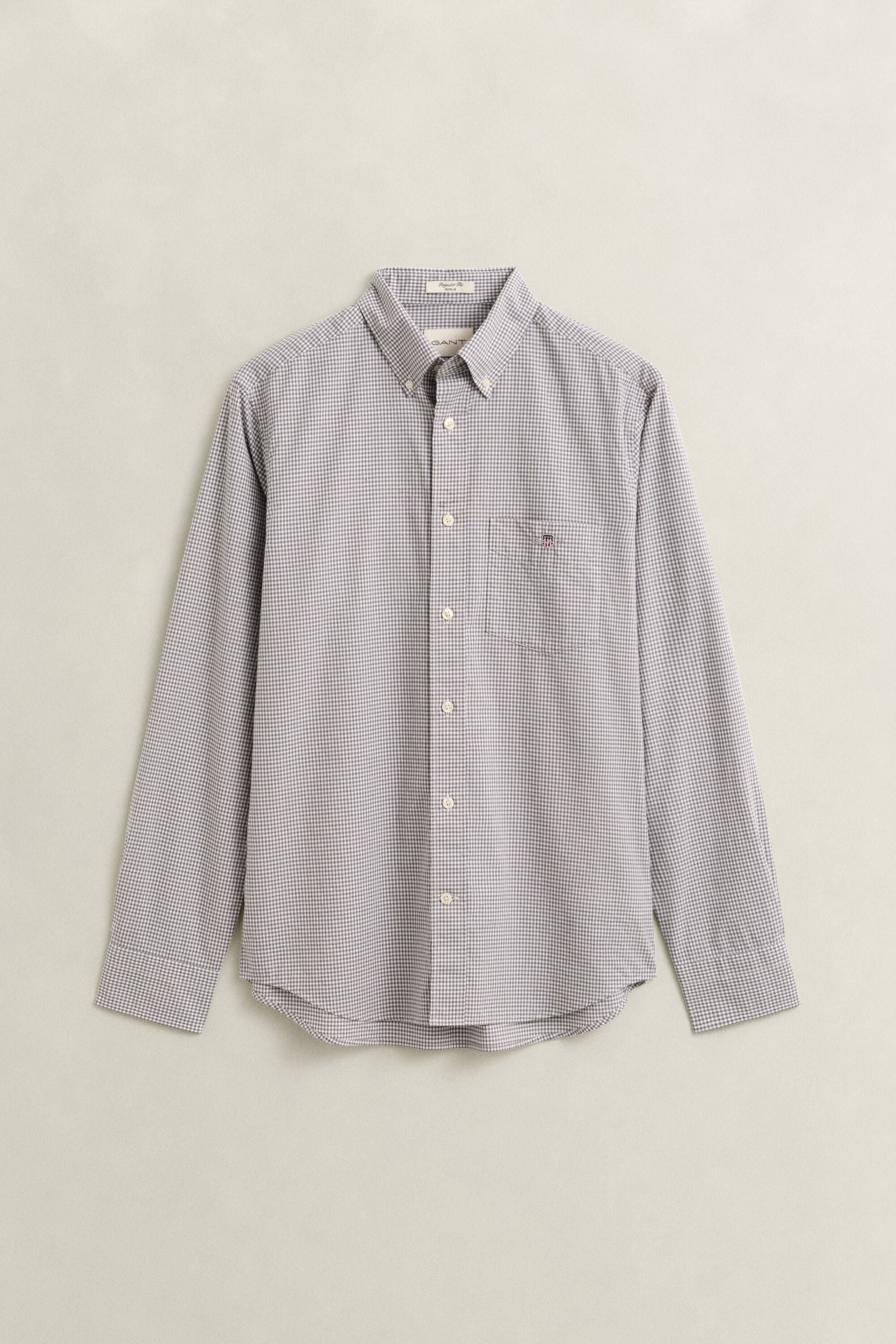 Gingham-ruudullinen Classic-popliinipaita