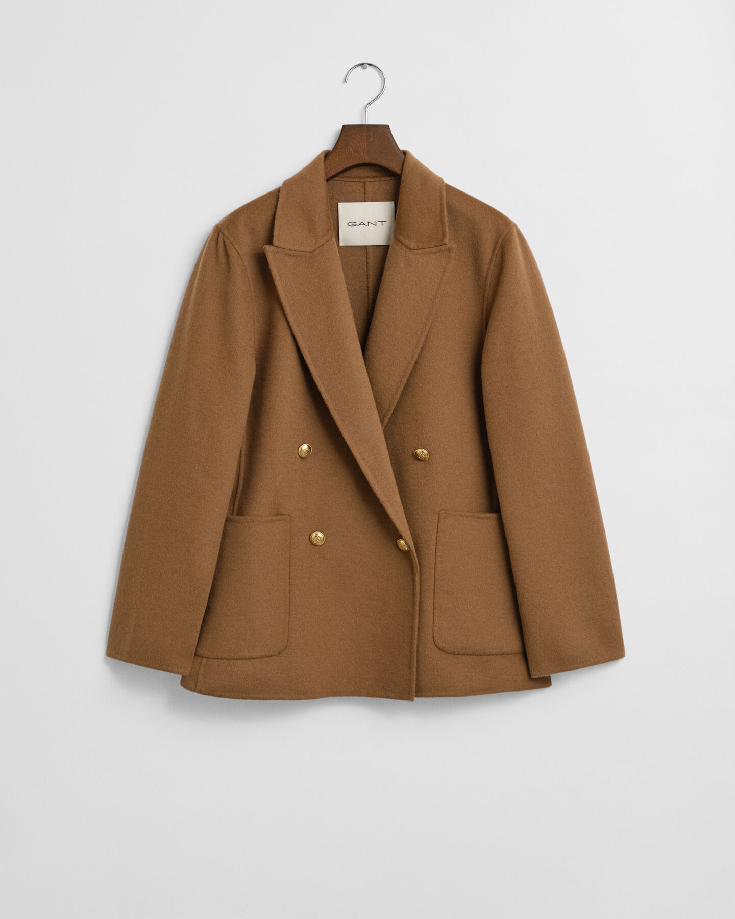 Regular fit ‑mitoitettu käsin tikattu klubitakki