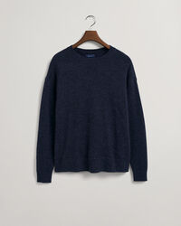 Alpakkasekoiteneulepusero, py&ouml;re&auml; p&auml;&auml;ntie