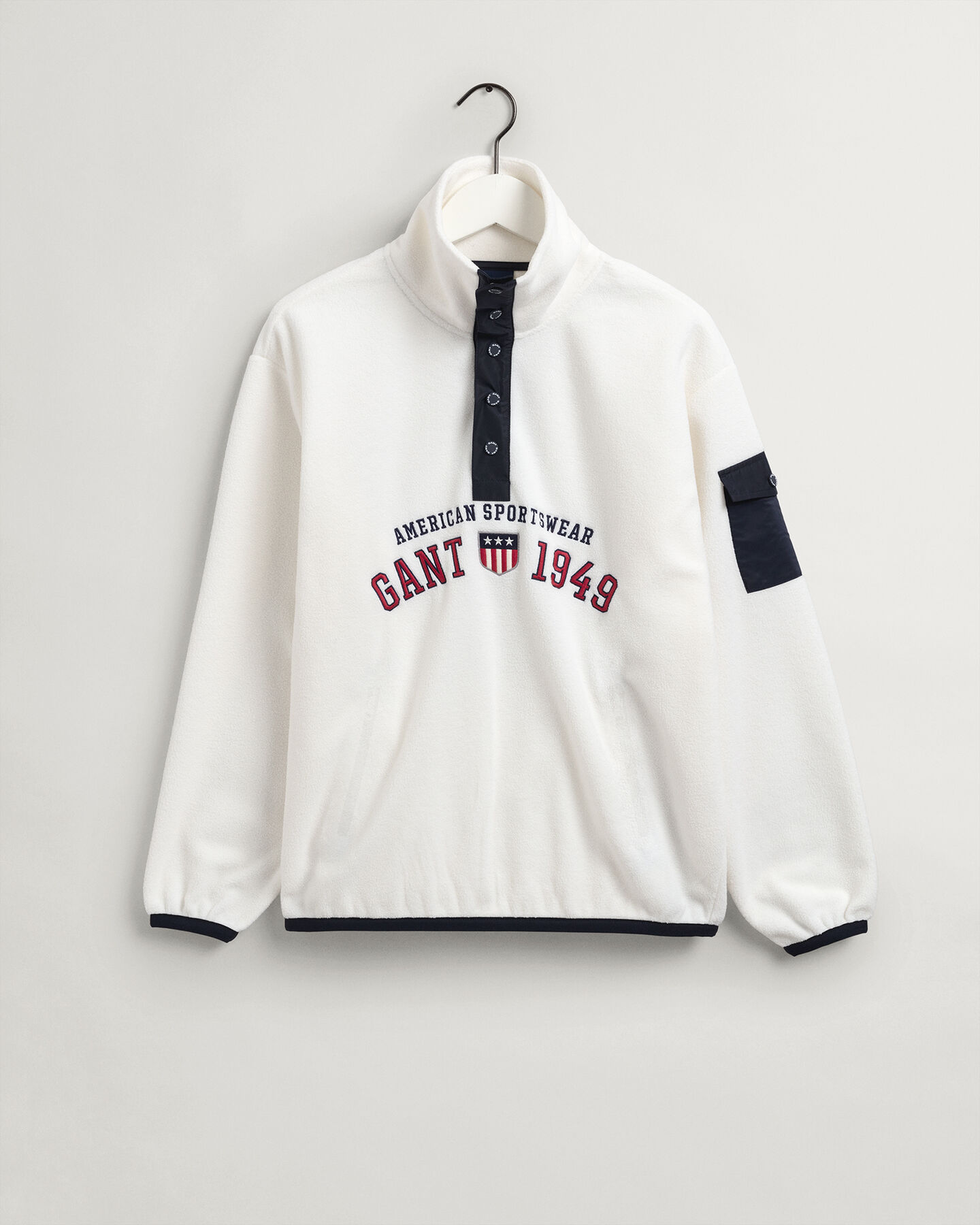 Retro Shield ‑fleecetakki