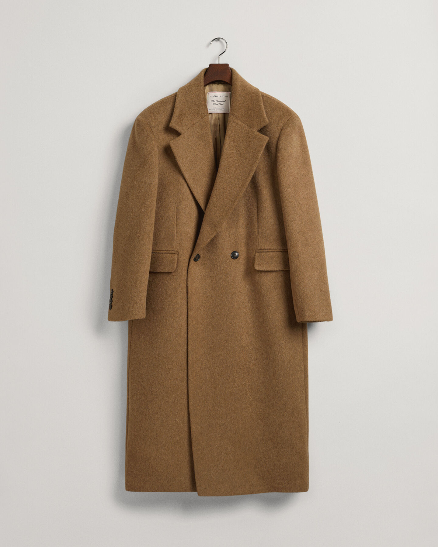 Oversized fit ‑mitoitettu villakangastakki