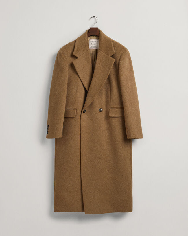 Oversized fit ‑mitoitettu villakangastakki