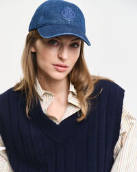 Villainen joustinneuleliivi, v‑pääntie