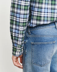 Regular fit ‑mitoitettu ruudullinen Archive-oxford-paita