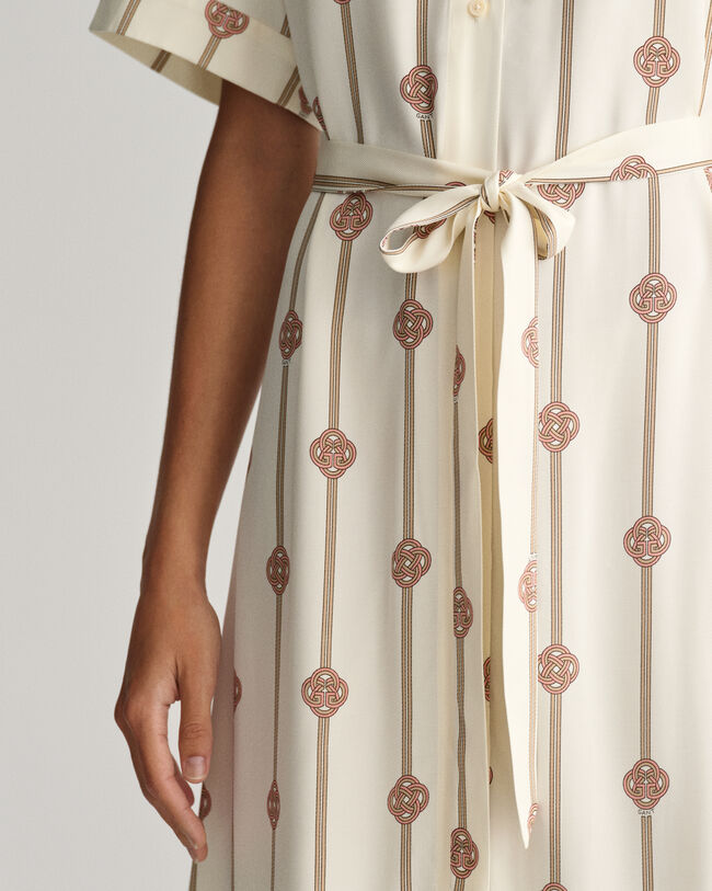 Lyhythihainen printtikuvioitu paitamekko