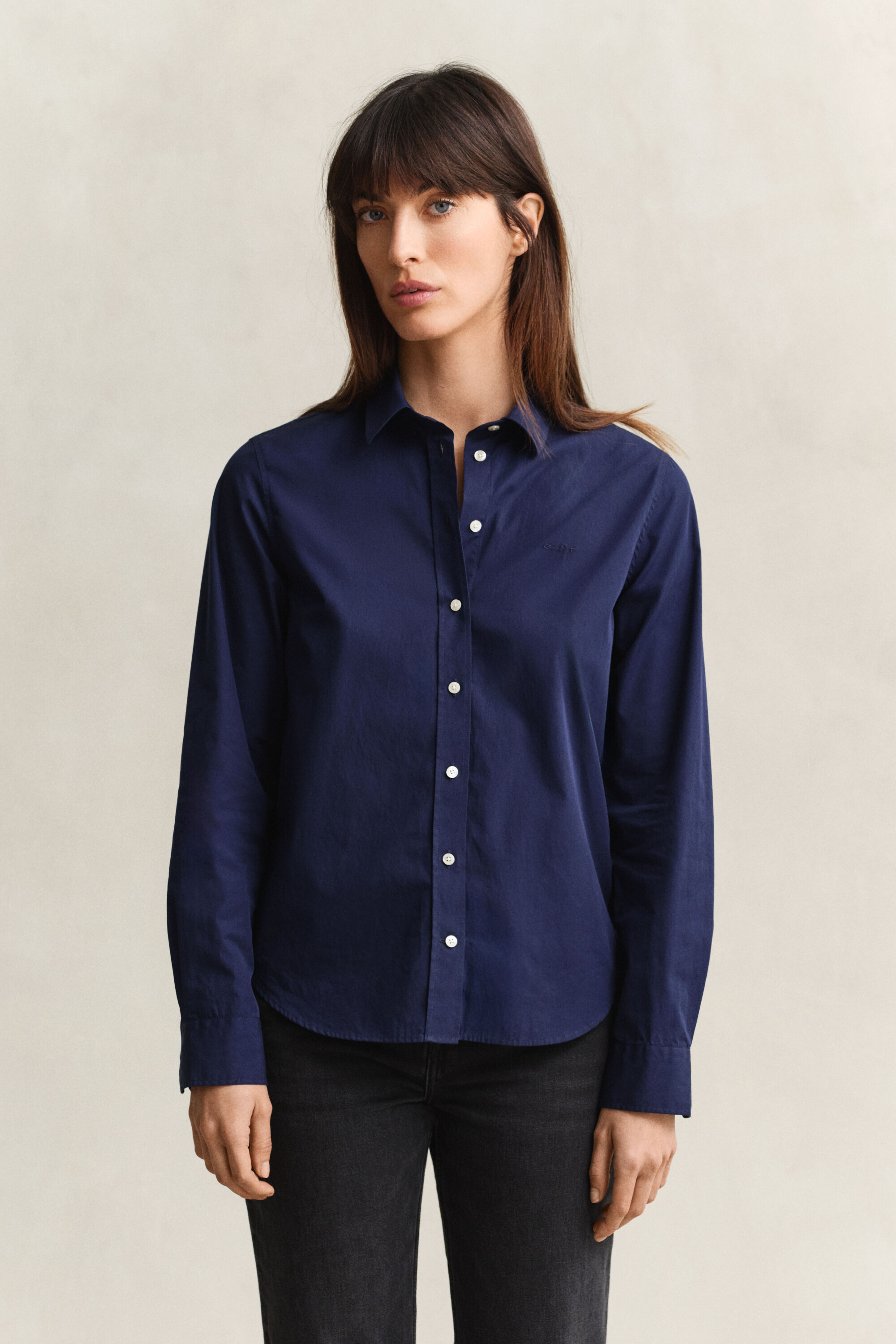 Regular fit ‑mitoitettu Classic-popliinipaita