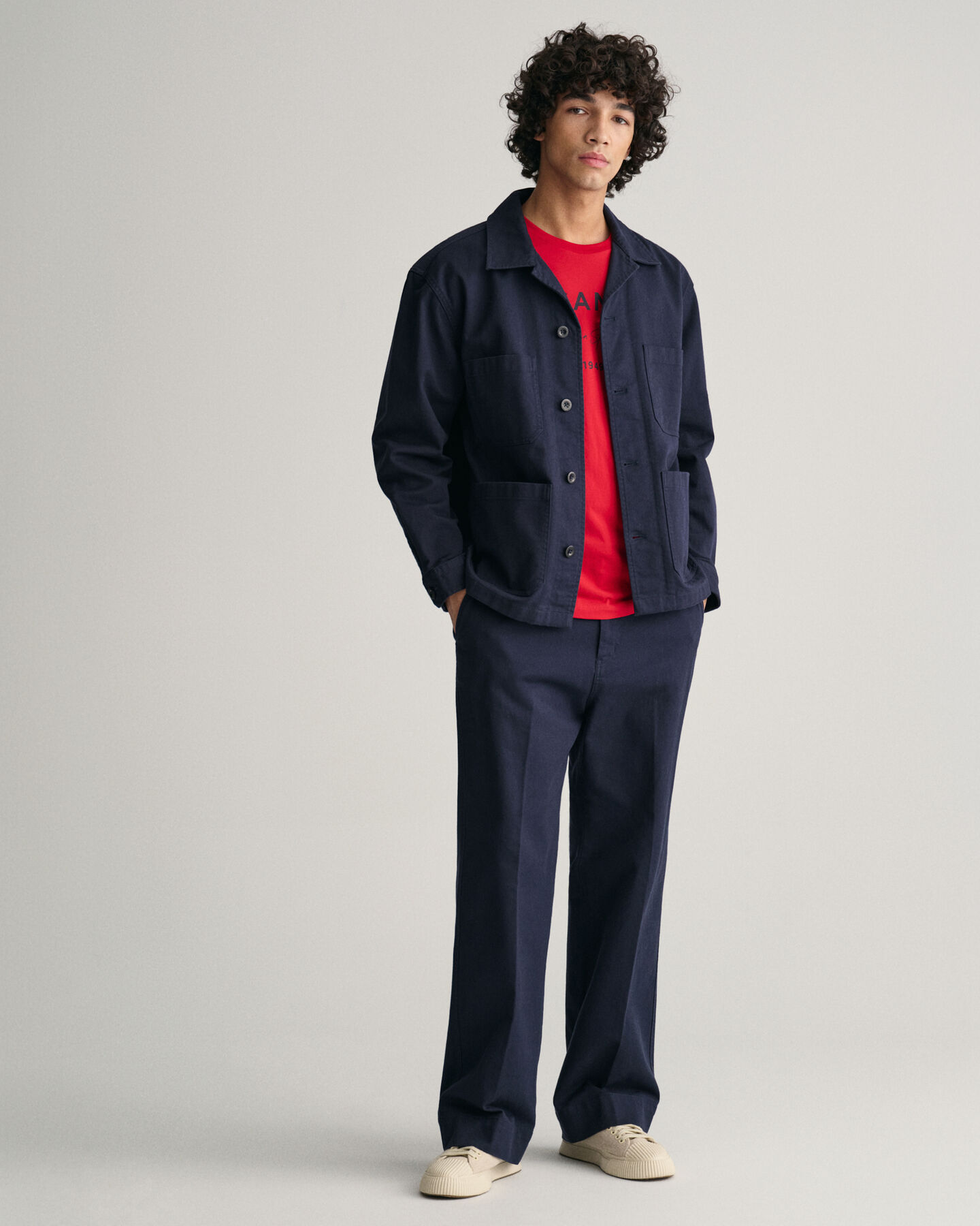 Printtikuvioitu GANT Script Graphic ‑t‑paita