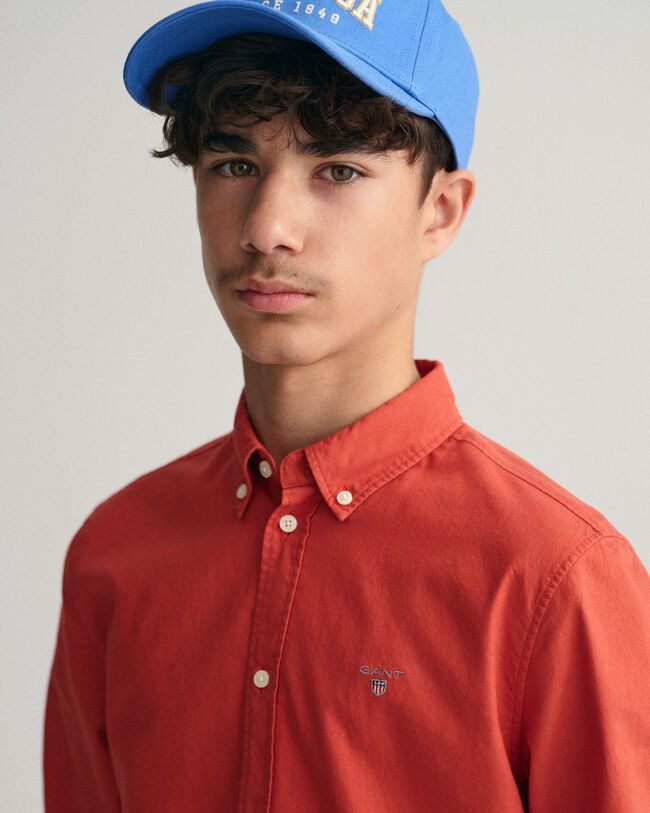 Teen Boys ‑malliston puuvillainen tvillipaita