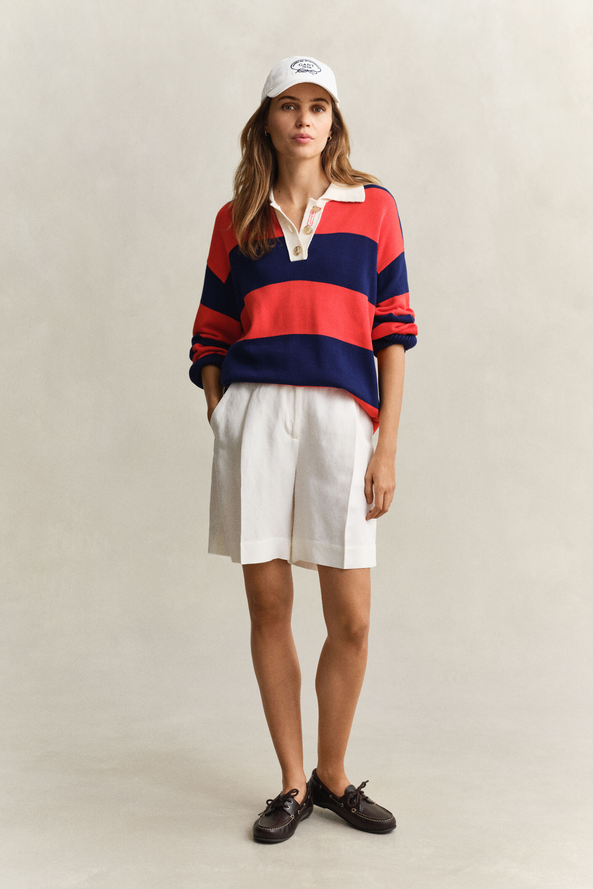 Hyvin istuvat pellavasekoiteshortsit