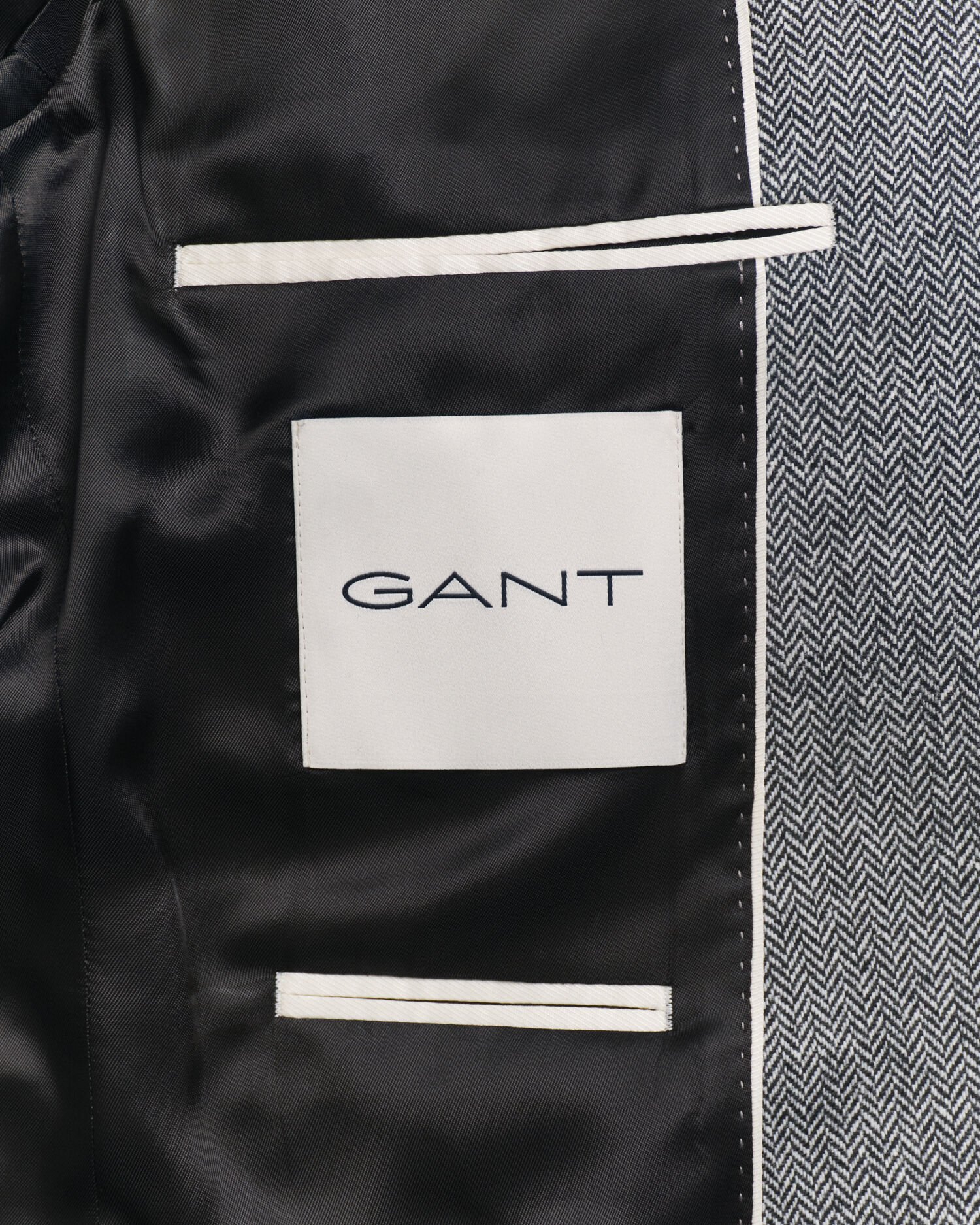 Slim fit ‑mitoitettu kalanruotokuvioinen flanellinen puvuntakki