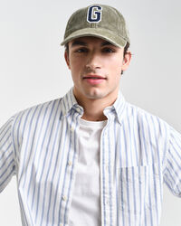 Regular fit ‑mitoitettu raidallinen Archive-oxford-paita