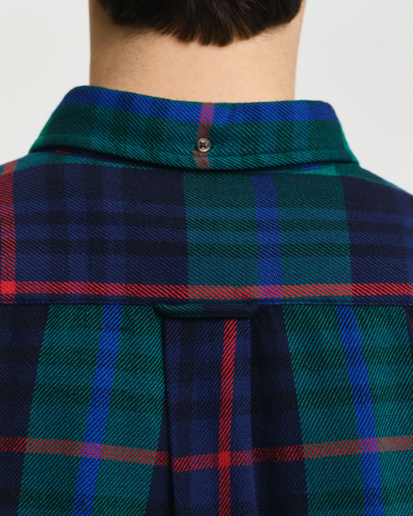 Regular&nbsp;fit ‑mitoitettu ruudullinen tvillipaita