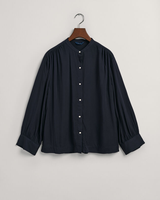 Relaxed fit ‑mitoitettu pusero leveillä kalvosimilla