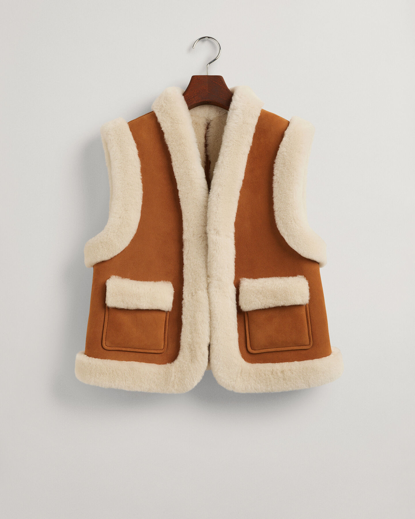 Shearling-liivi