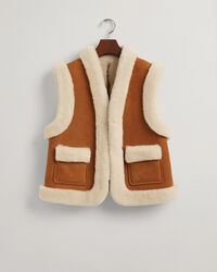 Shearling-liivi