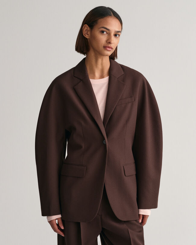 Regular fit ‑mitoitettu Cocoon-bleiseri