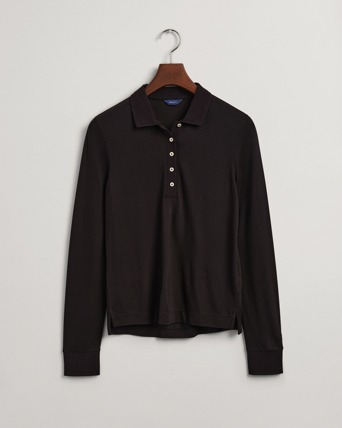 Pitk&auml;hihainen Detail Collar ‑pikeepaita