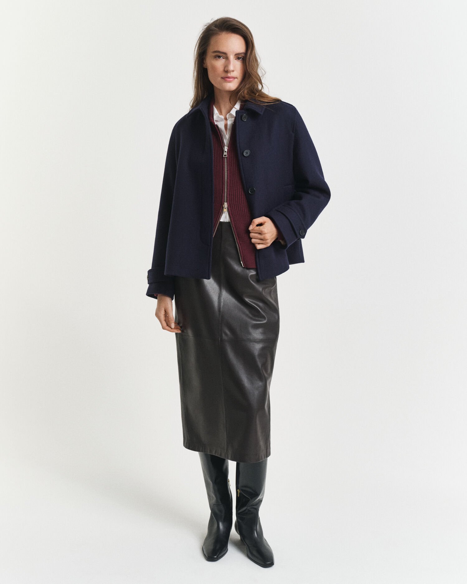 Nahkainen midimittainen kynähame