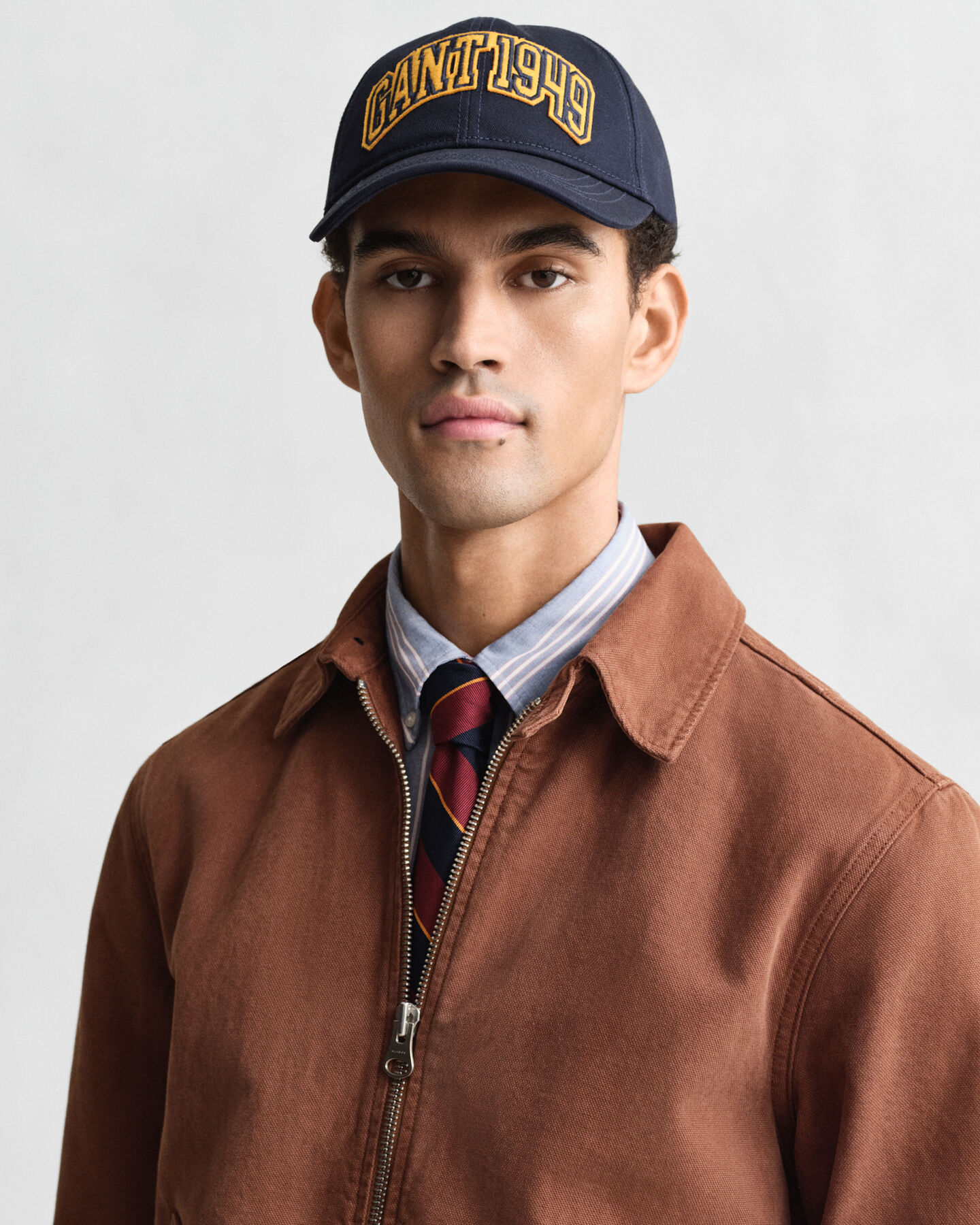 Kuvioitu puuvillatvillikankainen lippalakki