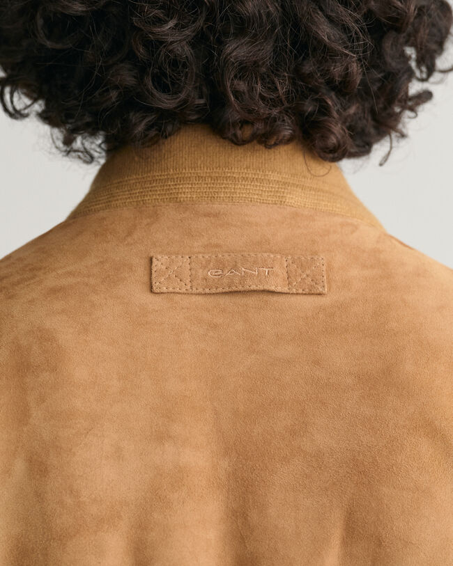 Mokkanahkainen Bomber-takki