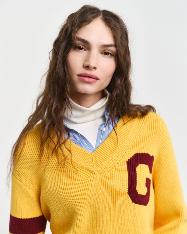 GANT Varsity ‑v‑neulepusero