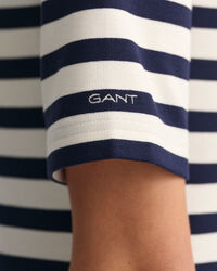 Raidallinen t‑paitamekko