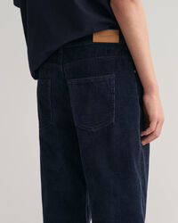 Teen Boys ‑malliston loose fit -mitoitetut vakosamettihousut