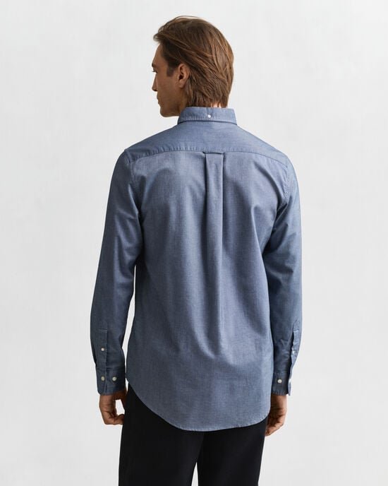 Regular fit ‑mitoitettu klassinen oxford-paita