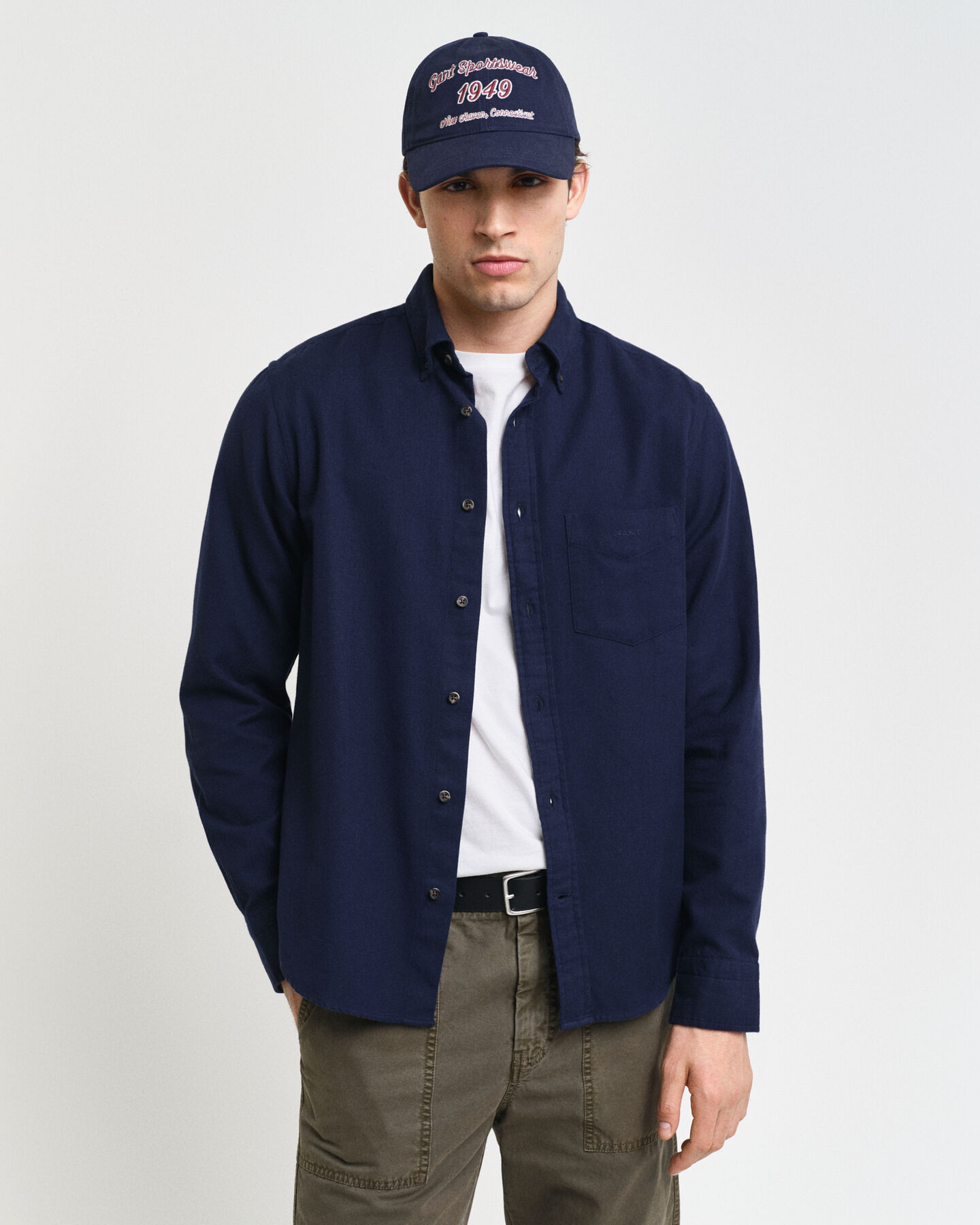 Regular&nbsp;fit ‑mitoitettu kalanruotokuvioinen flanellipaita