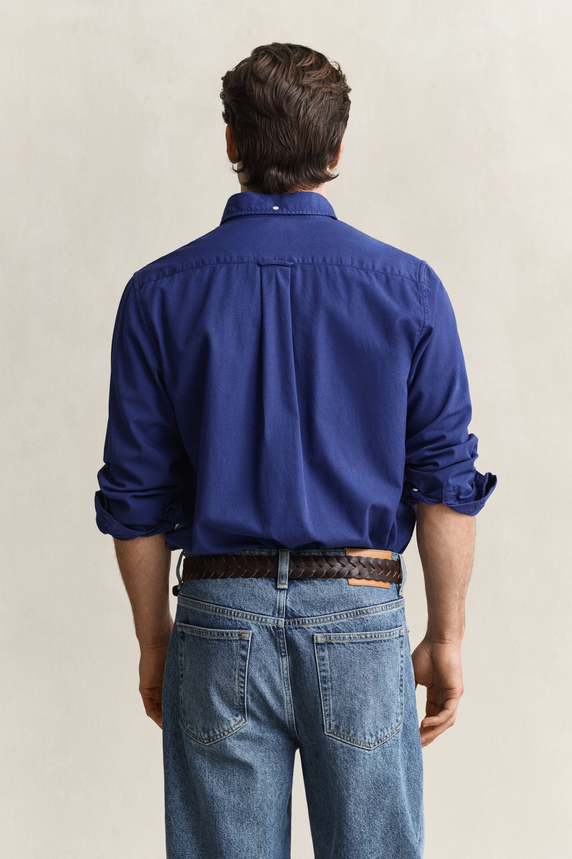 Regular fit ‑mitoitettu tvillipaita