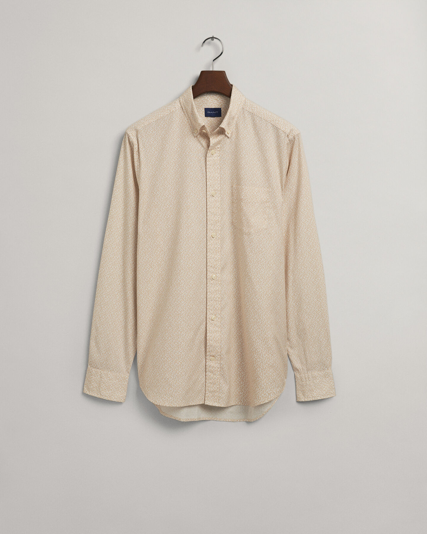 Regular fit ‑mitoitettu pienikuvioinen Paisley-oxford-paita