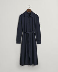 Slim&nbsp;fit ‑mitoitettu paitamekko jerseyneulosta