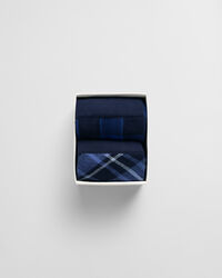 Ruutusukat lahjapakkauksessa (2 paria)