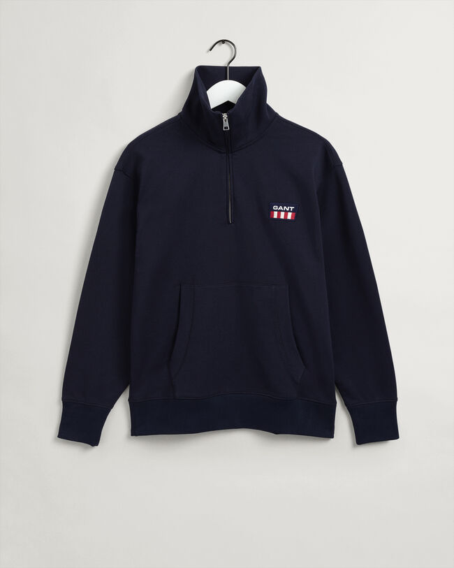 Retro Flag ‑neulepusero puolivetoketjulla