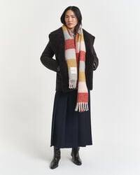 Alpakkavillasekoitteinen ruutuhuivi