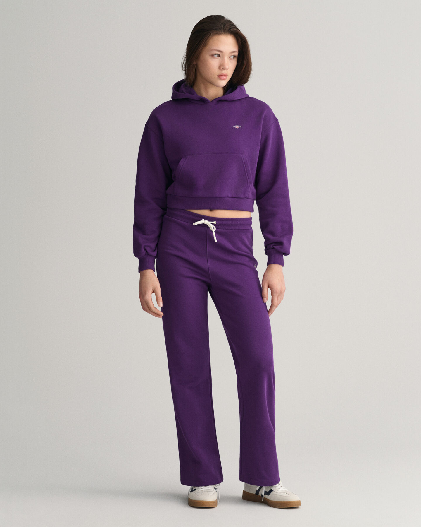 Teen Girls ‑malliston lyhyt Shield‑huppari